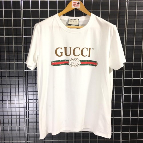 GG Washed Dull Gold Tee White